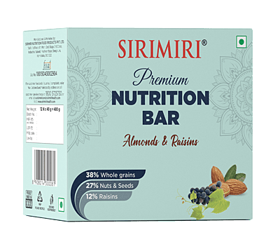 Premium Nutrition Bar - Almond & Raisin Pack of 6