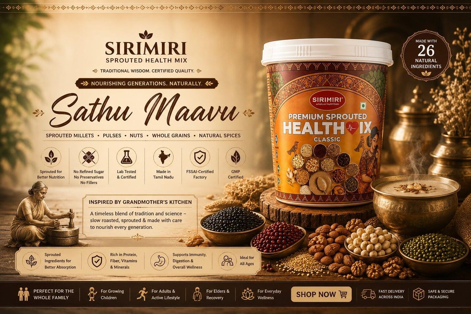 From Grandma’s Stone Grinder to an FSSAI-Certified Factory: The Story of South India’s HealthMix