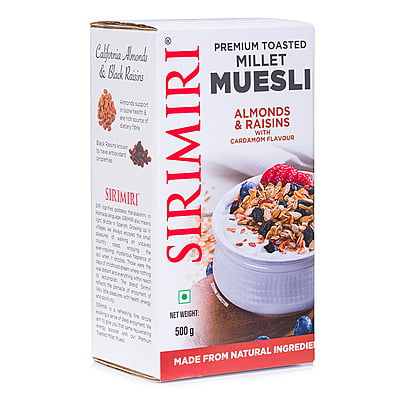 Premium Tosted Millet Muesli - Almond & Raisins 500g