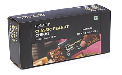 Classic Peanut Chikki - Made With Pure Jaggery Pack of 32