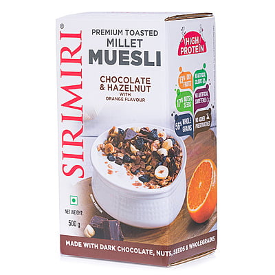 Premium Toasted Millet Muesli - Chocolate & Hazelnut 500g