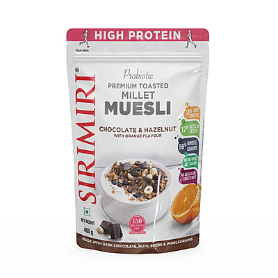 Premium Toasted Millet Muesli - Chocolate & Hazelnut 500g