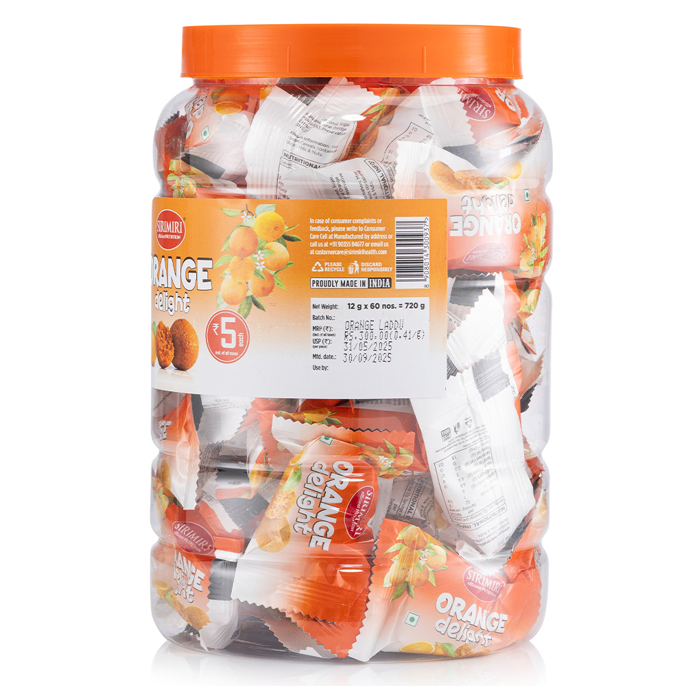 Orange Delight (14g Each)  - Jar of 60