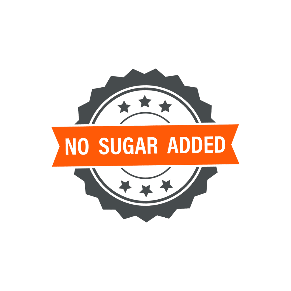 No sugar added nutrition icon for SIRIMIRI products